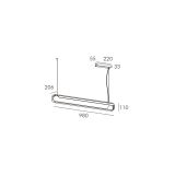 Skarlat  RHL77016 27W WH+BK 4000K