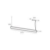 Skarlat  RHL77018 45W WH+BK 4000K