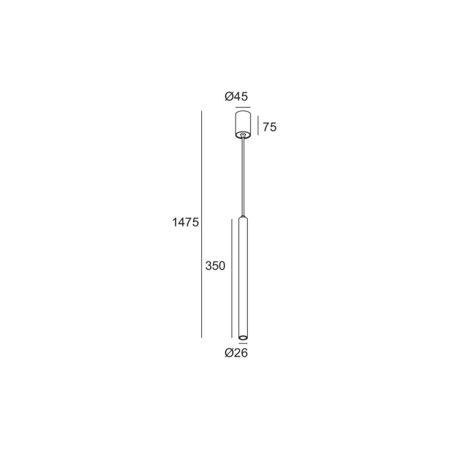 Skarlat RHL7732 3W WH 3000K