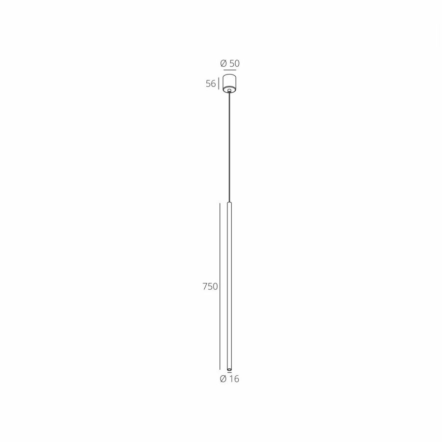 Skarlat RHL7767 3W BK 3000K