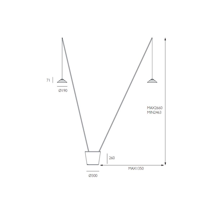 Skarlat RLL8110 2х10W BK 4000K