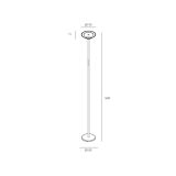 Skarlat RLL8111 12W BK 3000K
