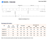 Лед стрічка RISHANG 12В 2835-60 5,5Вт 454Лм RN0860TA-B-SW 2700K IP20