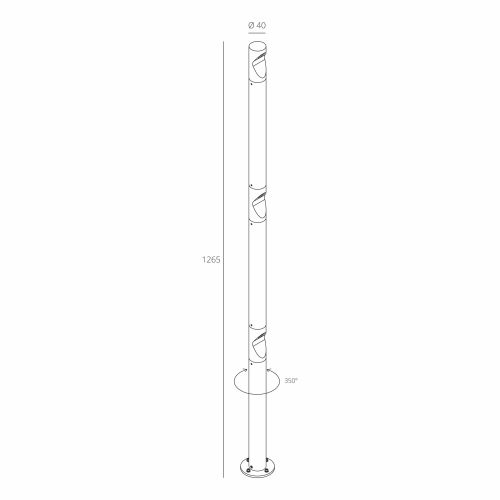 Skarlat ROL20240 3×2W BK 3000K