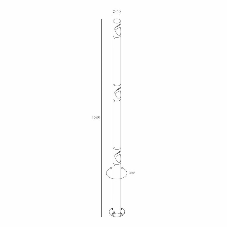 Skarlat ROL20240 3×2W BK 3000K