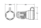 Розетка Famatel Schuko 2P+E, 16A, 250В, IP54