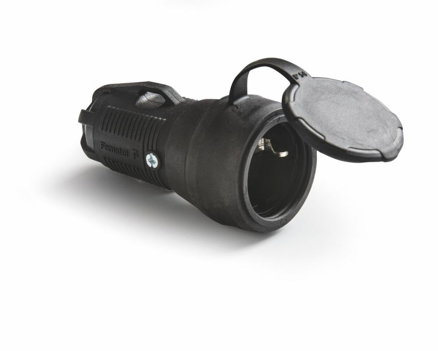Розетка Famatel Schuko 2P+E, 16A, 250В, IP54