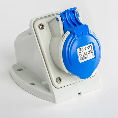 Розетка резиновая кабельная, SCHUKO, 2P+E, 16A, 250В, IP44 (00125/N)