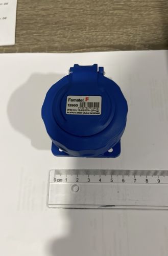Розетка накладна Famatel Schuko 2P+E, 16A, 250В, IP67