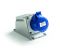 Розетка настінна Famatel 2P+E, 32A, 230В IP54