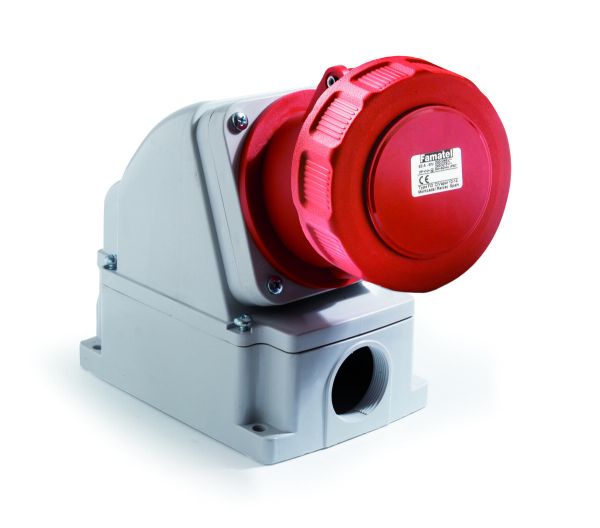 Розетка настінна Famatel 3P+E+N, 63A, 400В, IP67