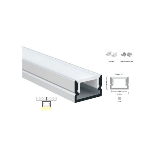 Розсіювач матовий для профілю LP-SL140B