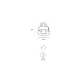 Skarlat RSL74090-1 110W WH+BK 4000K