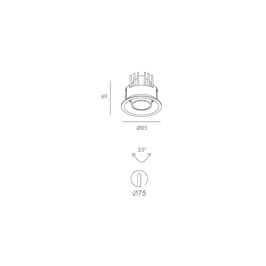 Skarlat RSL74090-1 110W WH+BK 4000K