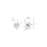 Skarlat RSL74162 3W BK 4000K