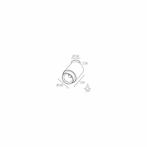 Skarlat RSLC78015 15W WH+BK 4000K