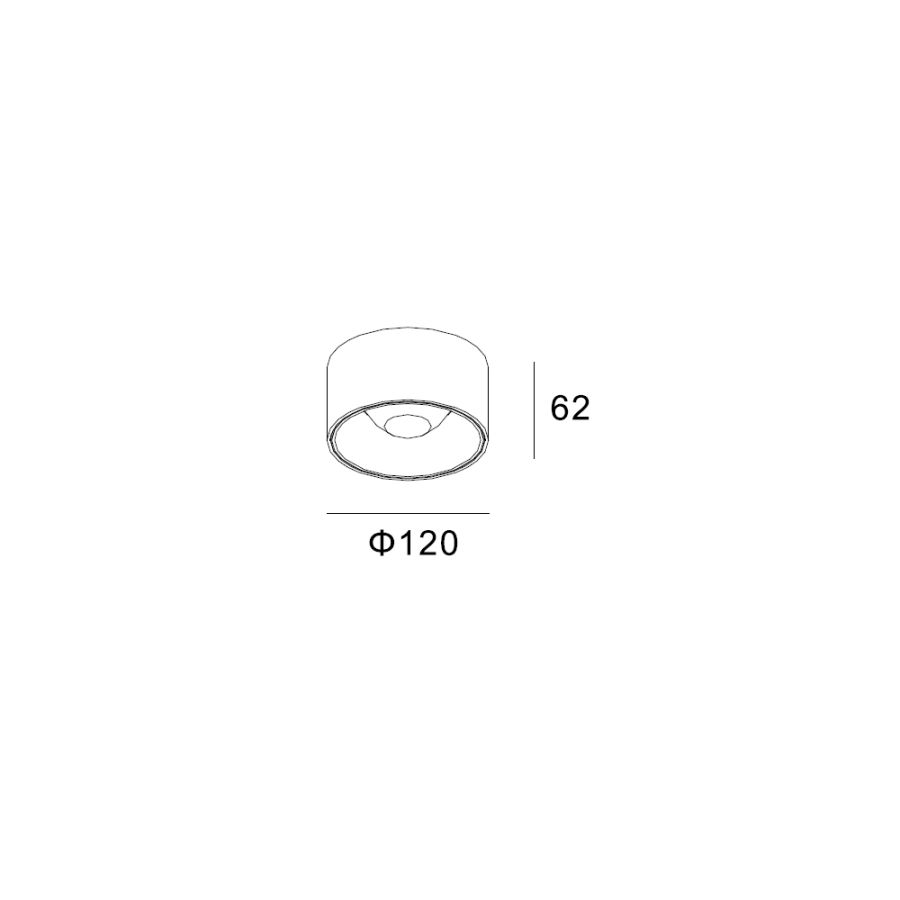 Skarlat RSLC78013 30W BK+WH 4000K