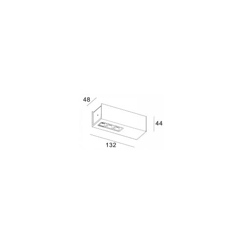 Skarlat RSLC78036 3х2W WH+BK 4000K