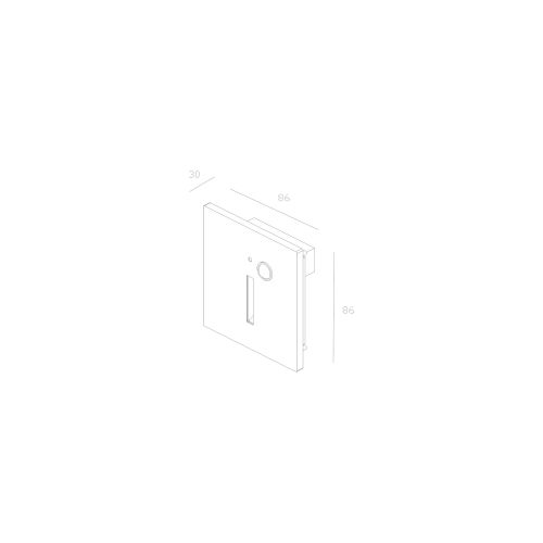 Skarlat  RWLB181 1W WH 3000K