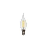 Лед лампа 220В C35 4W-0 4Вт E14 4000К Filament