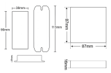 Сенсорна панель димера керування PROLUM CCT; Wi-Fi; TUYA; 12A; Series: HomeLink