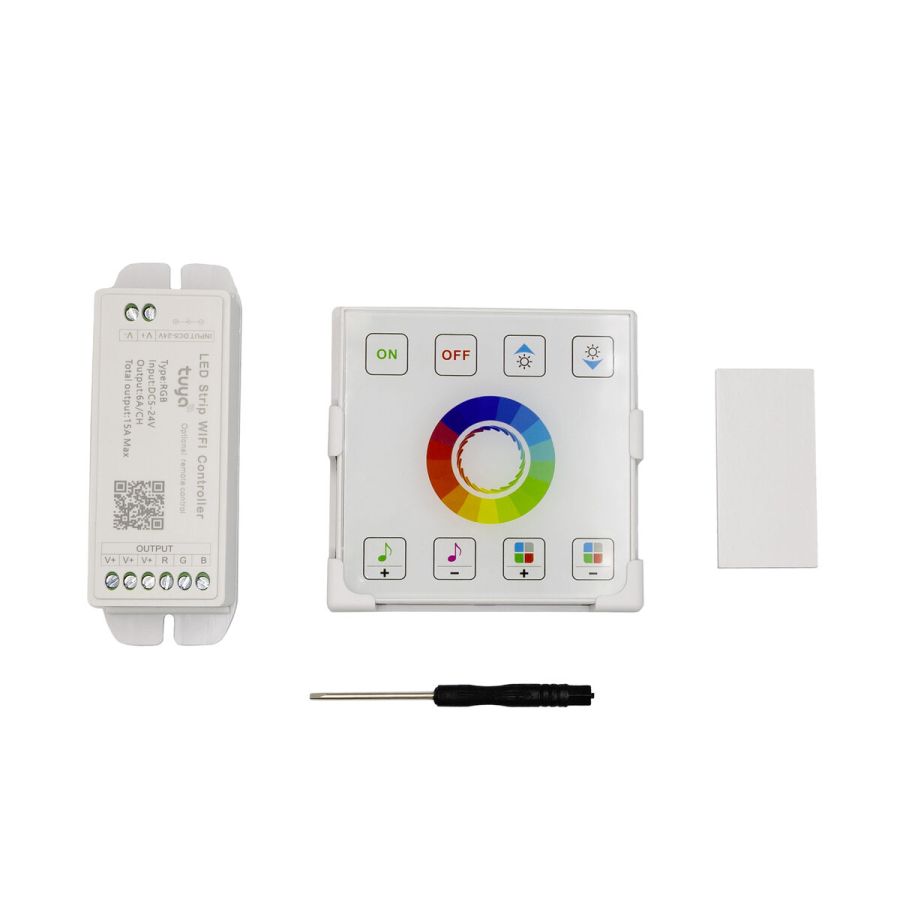 Сенсорна панель керування PROLUM RGB; Wi-Fi; TUYA; 18A; Series: HomeLink