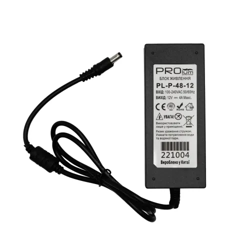 Блок живлення PROLUM™ 12V, 48W, 4.0А, Series "P"