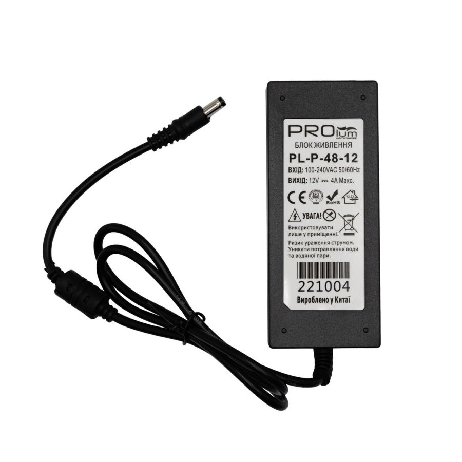 Блок живлення PROLUM™ 12V, 48W, 4.0А, Series "P"