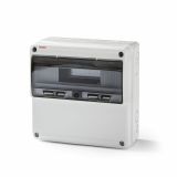 Шафа під розетки Famatel AcquaCOMBI, 16 модулів, IP65