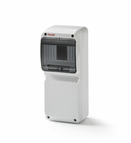 Шафа під розетки Famatel AcquaCOMBI, 6 модулів, IP65