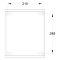 Шафа з поліестеру IDE 300x250x140 серії GLASS IP66 (POL302514)