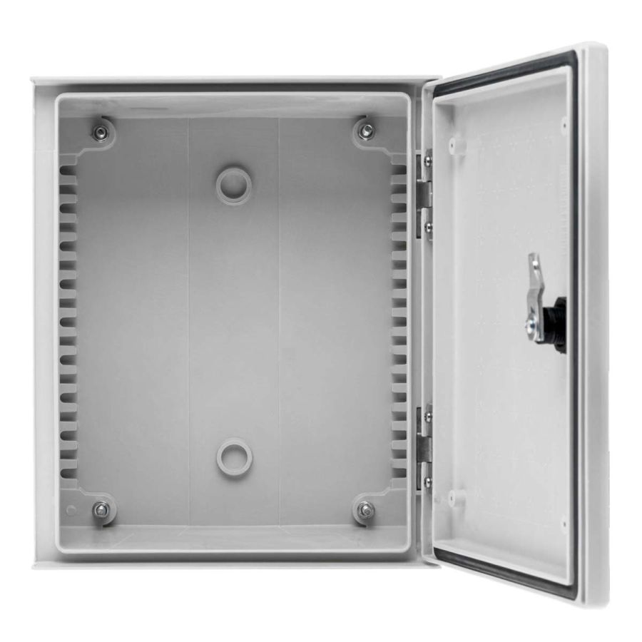 Шафа з поліестеру IDE 300x250x140 серії GLASS IP66 (POL302514)