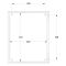 Шафа з поліестеру IDE 400x300x200 серії GLASS IP66 (POL403020)