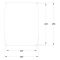 Шафа з поліестеру IDE 400x300x200 серії GLASS IP66 (POL403020)