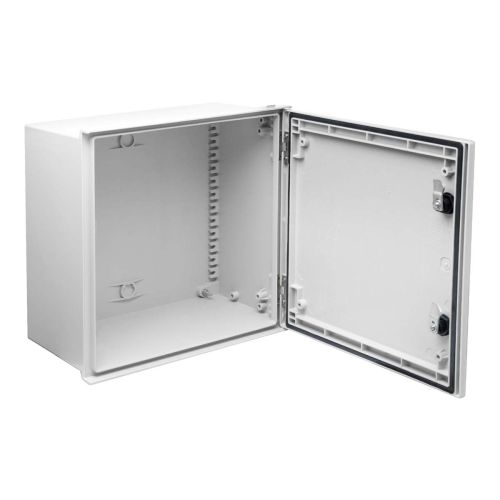 Шафа з поліестеру IDE 400x400x200 серії GLASS IP66 (POL404020)