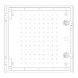Шафа з поліестеру IDE 400x400x200 серії GLASS IP66 (POL404020)