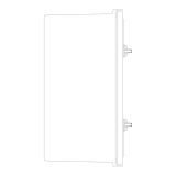 Шафа з поліестеру IDE 400x400x200 серії GLASS IP66 (POL404020)