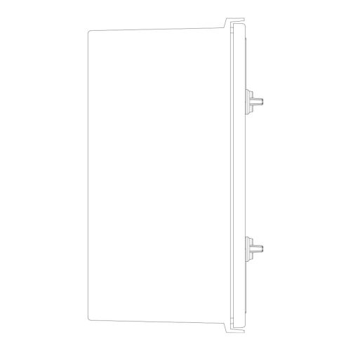 Шафа з поліестеру IDE 400x400x200 серії GLASS IP66 (POL404020)