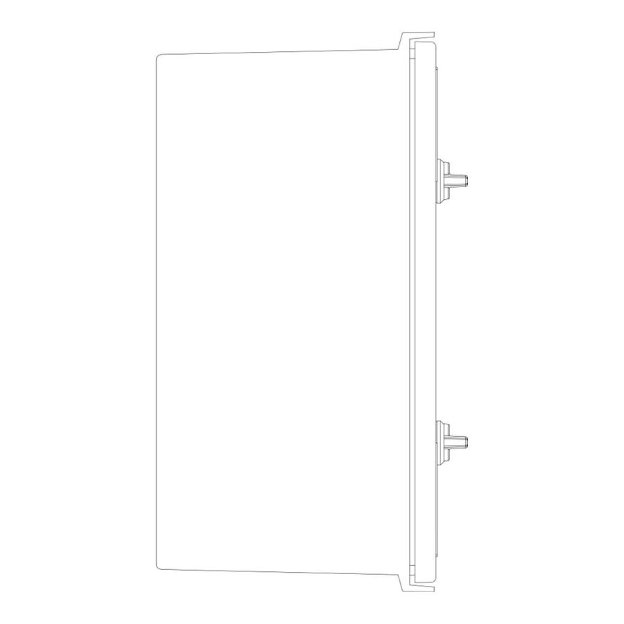 Шафа з поліестеру IDE 400x400x200 серії GLASS IP66 (POL404020)