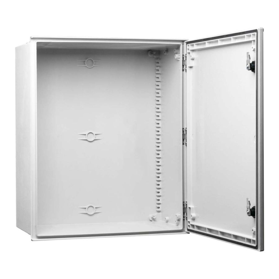 Шафа з поліестеру IDE 600x500x230 серії GLASS IP66 (POL605023)