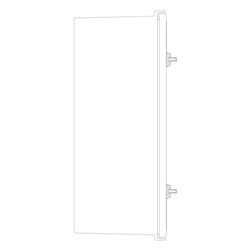Шафа з поліестеру IDE 600x500x230 серії GLASS IP66 (POL605023)