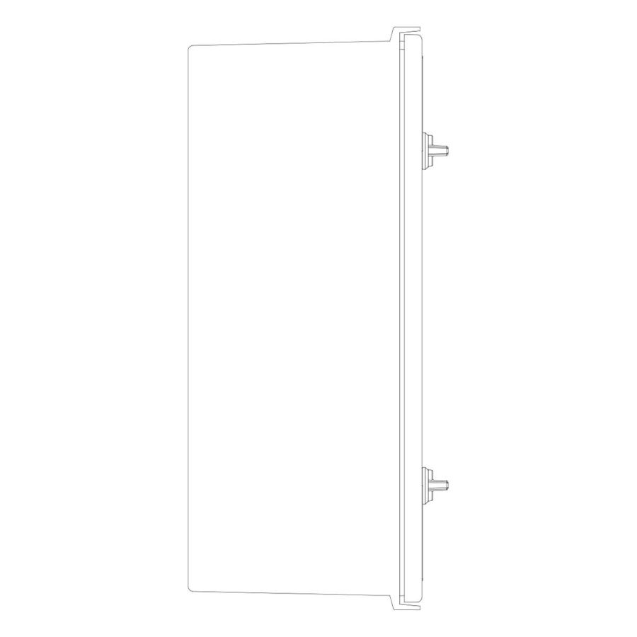 Шафа з поліестеру IDE 600x500x230 серії GLASS IP66 (POL605023)
