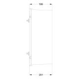 Шафа з поліестеру IDE 600x500x230 серії GLASS IP66 (POL605023)