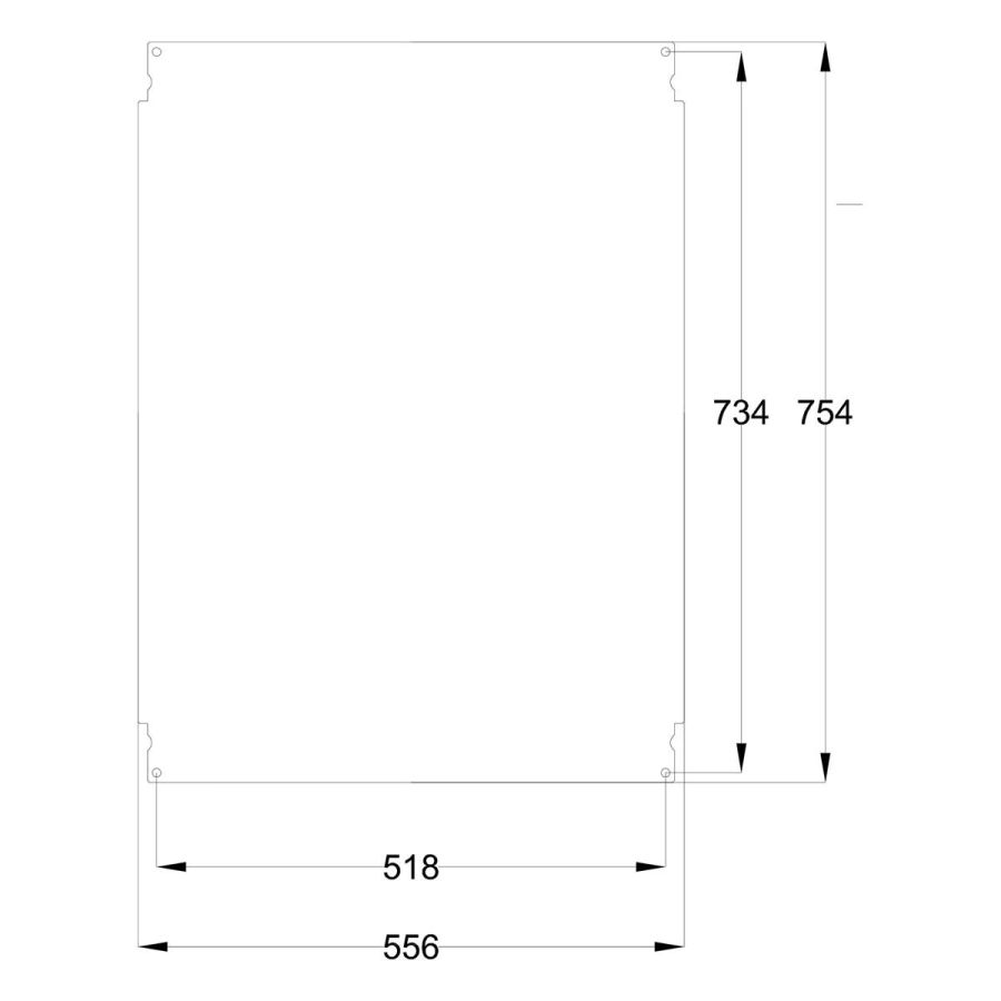 Шафа з поліестеру IDE 800x600x300 серії GLASS IP66 (POL806030)