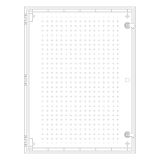 Шафа з поліестеру IDE 800x600x300 серії GLASS IP66 (POL806030)