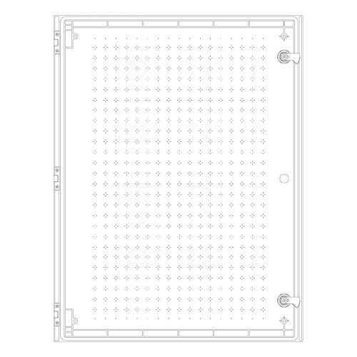 Шафа з поліестеру IDE 800x600x300 серії GLASS IP66 (POL806030)