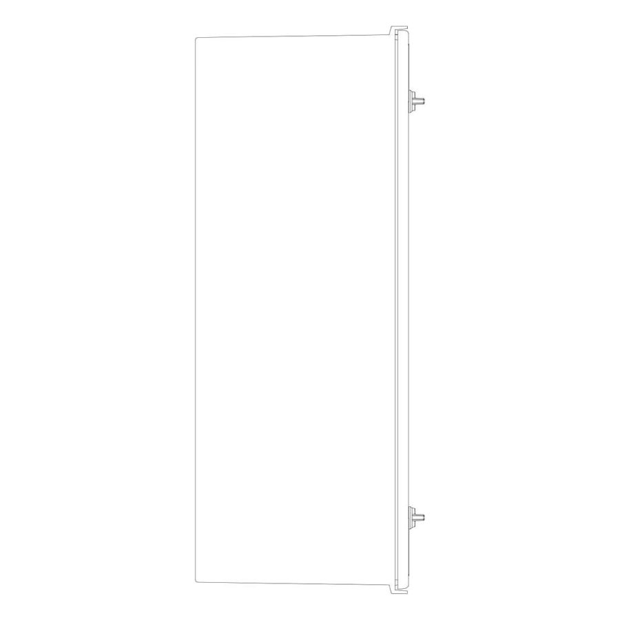 Шафа з поліестеру IDE 800x600x300 серії GLASS IP66 (POL806030)