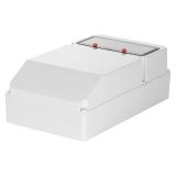 Щит для силових розеток IDE PRYMA 13 модулів 504x297x177мм IP67 з шинами N і PE (1712GM/RR)