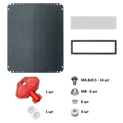 Щит металевий навісний IP66 600х500х260 з монтажною платою nVent HOFFMAN (MAS0605026R5)