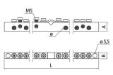 Шина заземлення Teknomega MRS 12x8-42, латунь 462мм, 42 отворів